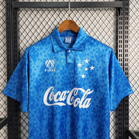 Cruzeiro 1993/94 Vintage Retro Blue Home Jersey