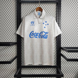 Cruzeiro 1993/94 Vintage Retro White Away Jersey