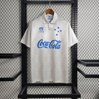 Cruzeiro 1993/94 Vintage Retro White Away Jersey