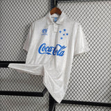 Cruzeiro 1993/94 Vintage Retro White Away Jersey