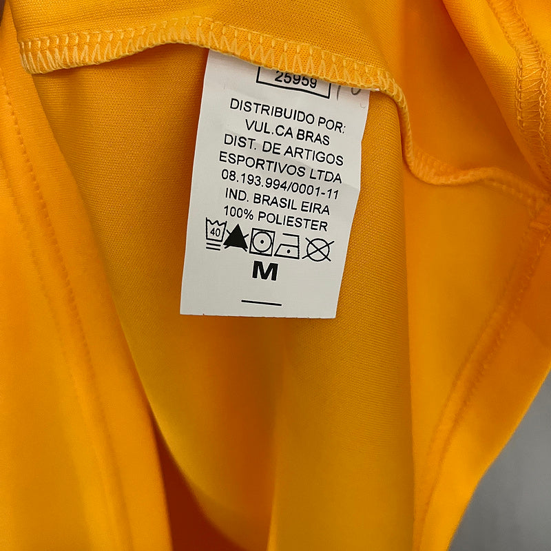 Cruzeiro 2014/15 Vintage Retro Orange Goalkeeper Jersey