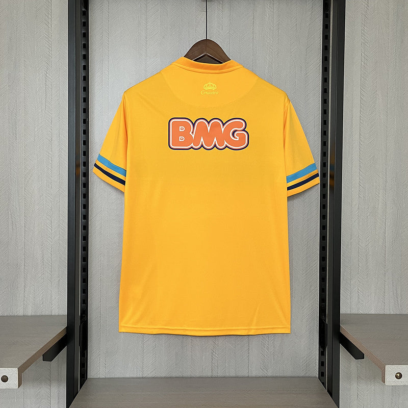 Cruzeiro 2014/15 Vintage Retro Orange Goalkeeper Jersey