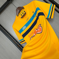 Cruzeiro 2014/15 Vintage Retro Orange Goalkeeper Jersey