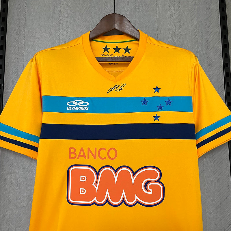 Cruzeiro 2014/15 Vintage Retro Orange Goalkeeper Jersey