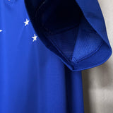 Cruzeiro 2015 Vintage Retro Blue/White Trim Home Jersey