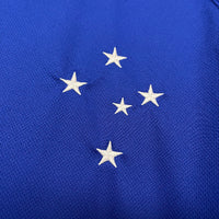 Cruzeiro 2015 Vintage Retro Blue/White Trim Home Jersey