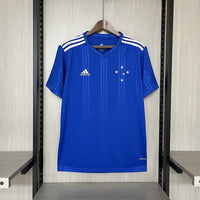 Cruzeiro 2020/21 Retro Royal Blue/White Stripe Home Jersey