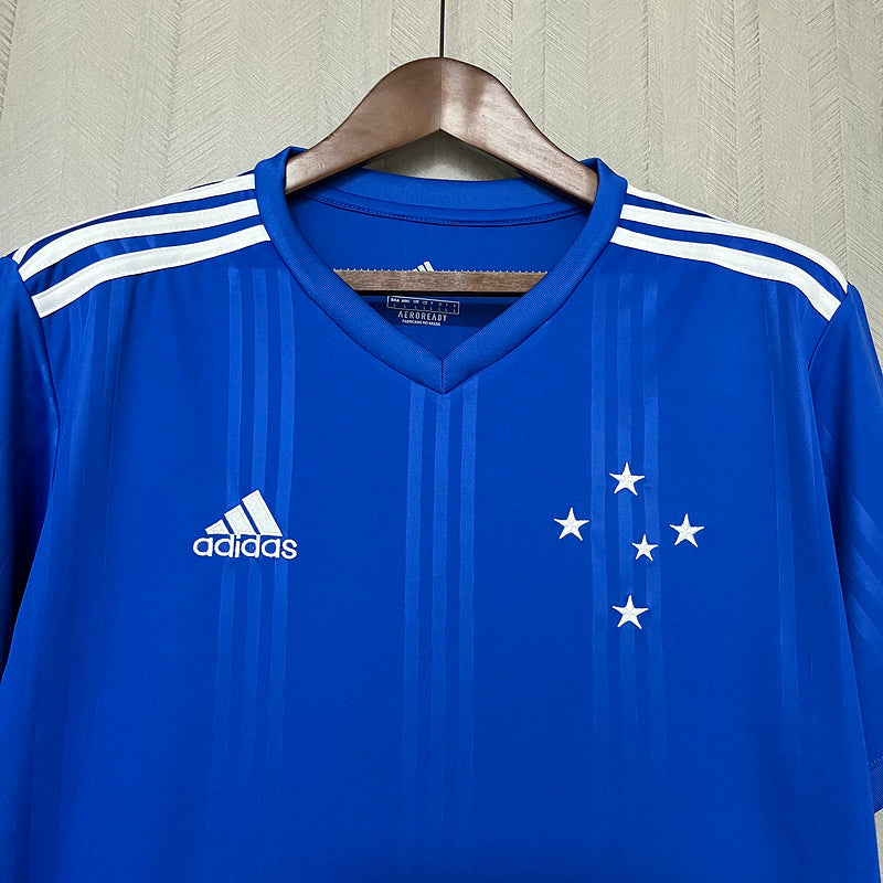 Cruzeiro 2020/21 Retro Royal Blue/White Stripe Home Jersey