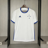 Cruzeiro 2020/21 Retro White/Blue Trim Away Jersey
