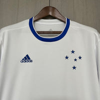 Cruzeiro 2020/21 Retro White/Blue Trim Away Jersey