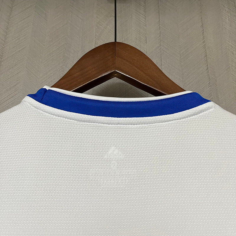 Cruzeiro 2020/21 Retro White/Blue Trim Away Jersey