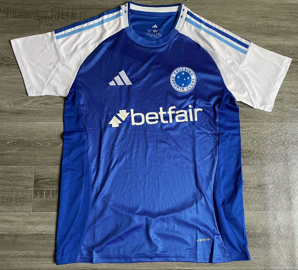 Cruzeiro 25/26 Blue/White Home Jersey