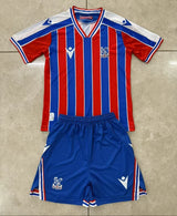 Crystal Palace 25/26 Red/Blue/White Home Kids Jersey Set