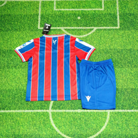 Crystal Palace 25/26 Red/Blue/White Home Kids Jersey Set