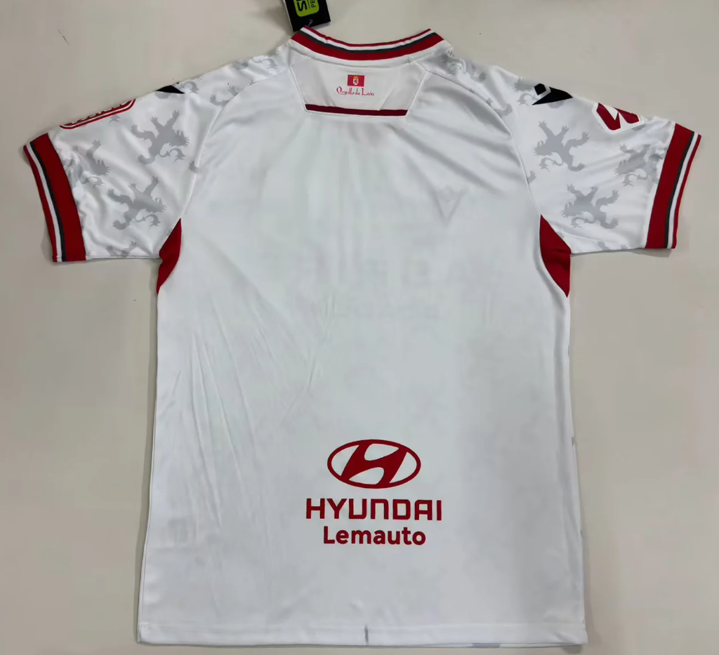 Cultural Leonesa 25/26 White/Red Football Jersey