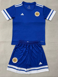 Curaçao 26/27 Blue/White Home Kids Jersey Set