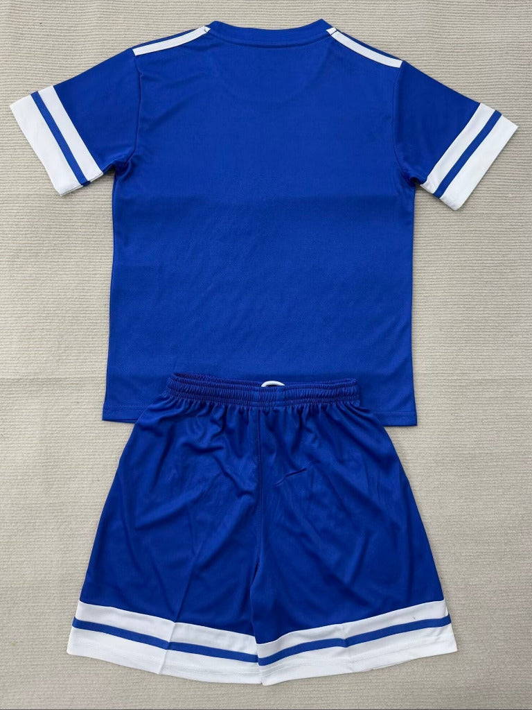 Curaçao 26/27 Blue/White Home Kids Jersey Set