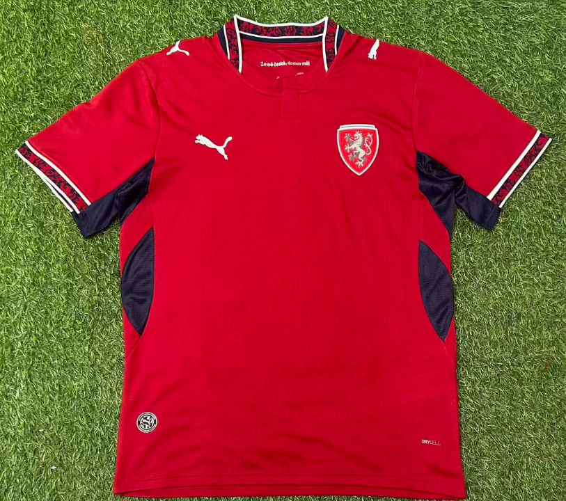 Czech Republic 2026 Red/Navy Home Jersey