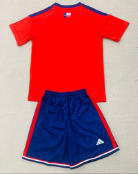 Dallas 26/27 Red/Blue Horizontal Hoops Home Kids Jersey Set