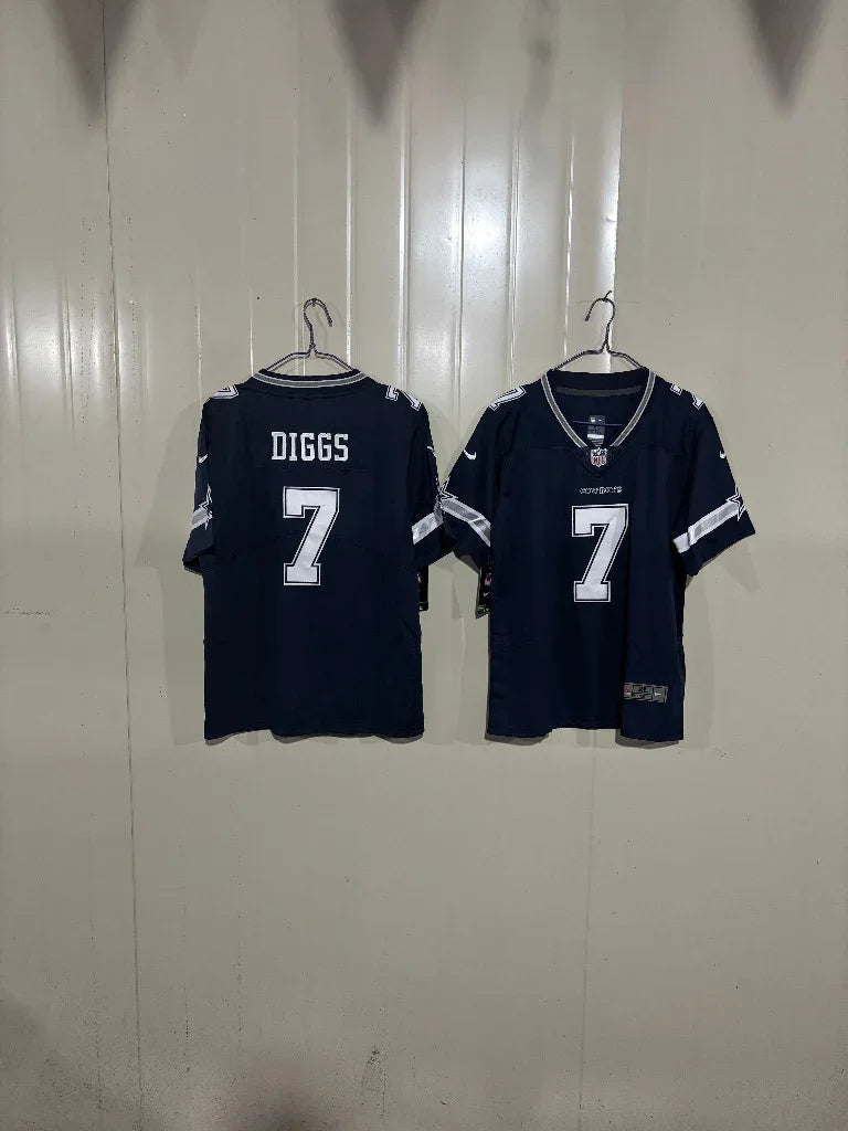 Dallas Cowboys 25/26 Diggs #7 Navy Kids Jersey