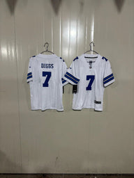 Dallas Cowboys 25/26 Diggs #7 White Kids Jersey