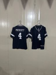 Dallas Cowboys 25/26 Prescott #4 Navy Kids Jersey