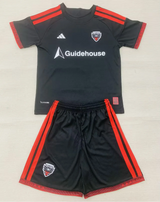 DC United 26/27 Black/Red Home Kids Jersey Set