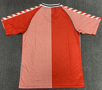 Denmark 1986/87 Vintage Retro Red and White Home Jersey