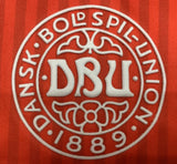 Denmark 1986/87 Vintage Retro Red and White Home Jersey