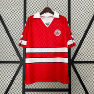Denmark 1998 Retro Red/White Home Jersey
