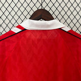 Denmark 1998 Retro Red/White Home Jersey