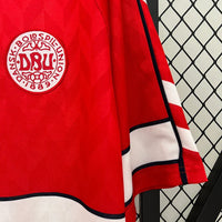 Denmark 1998 Retro Red/White Home Jersey