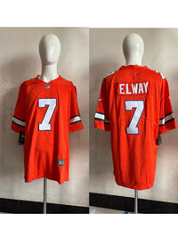 Denver Broncos 25/26 Elway #7 Orange NFL Jersey