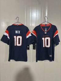 Denver Broncos 25/26 Nix #10 Navy Game Kids Jersey