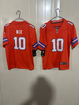 Denver Broncos 25/26 Nix #10 Orange Game Kids Jersey