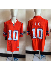 Denver Broncos 25/26 Nix #10 Orange NFL Jersey