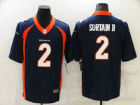 Denver Broncos 25/26 Surtain II #2 Navy/Orange NFL Jersey