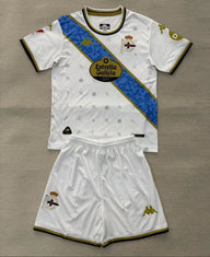 Deportivo de La Coruna 25/26 White/Blue Third Kids Jersey Set