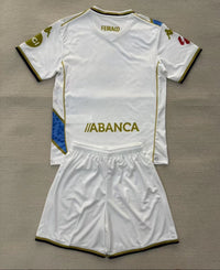 Deportivo de La Coruna 25/26 White/Blue Third Kids Jersey Set