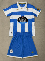 Deportivo La Coruna 25/26 Home Kids Jersey Set