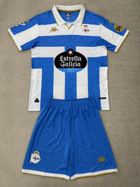Deportivo La Coruna 25/26 Home Kids Jersey Set