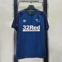 Derby County 2000 Vintage Retro Blue/White Away Jersey