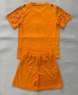 Derby County 25/26 Orange Goalkeeper Kids Jersey Set