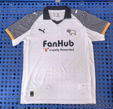 Derby County 25/26 White/Black Home Jersey