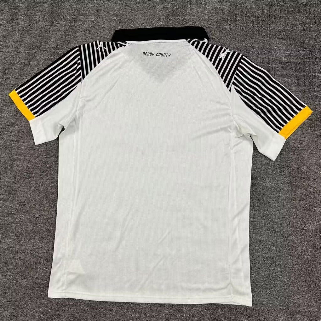 Derby County 25/26 White/Black Home Jersey