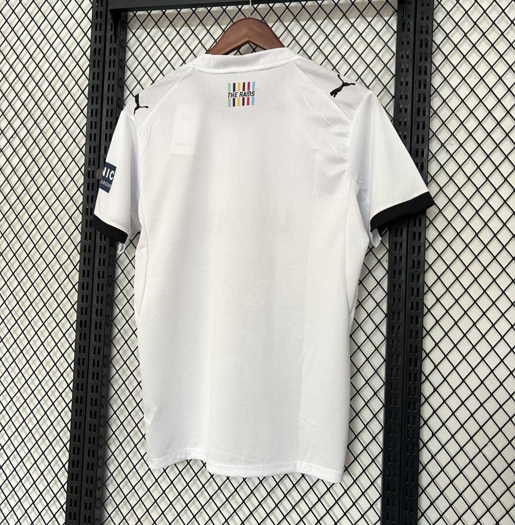 Derby County 26/27 White/Greyscale Stripe Home Jersey