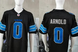Detroit Lions 25/26 Arnold #0 Black NFL Game Jersey