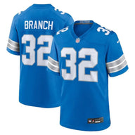 Detroit Lions 25/26 Branch #32 Royal Blue NFL Game Jersey