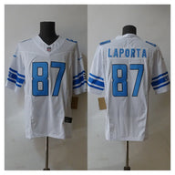 Detroit Lions 25/26 LaPorta #87 White NFL Game Jersey