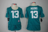 Dolphins 2021/22 Marino #13 Aqua Women NFL Jersey